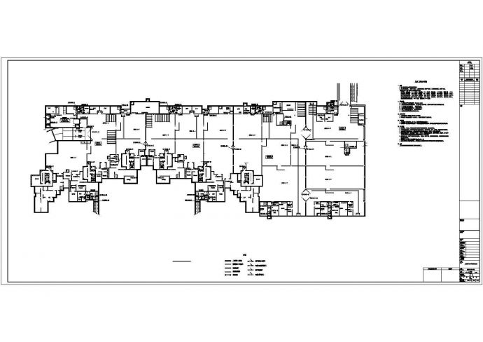 【西安】某居住区人防建筑施工图（共12张cad图）_图1