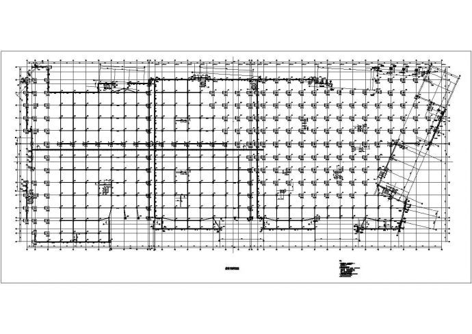 3层预应力无梁楼盖板柱结构车库结构设计施工图（独立基础和桩基）_图1
