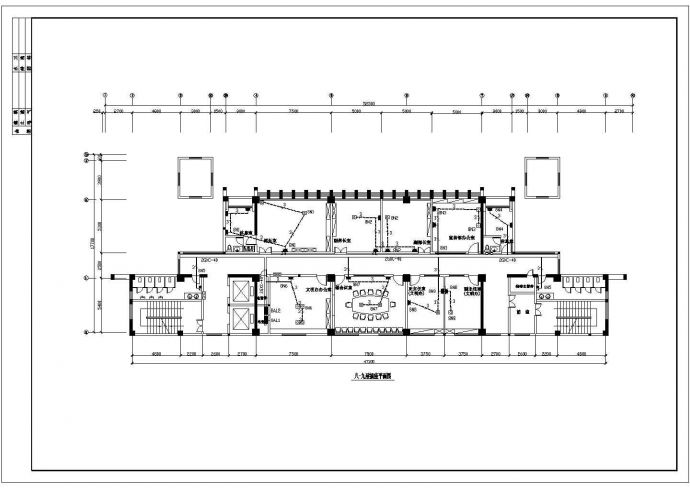 13层办公楼全套电气cad施工图，含照明设计_图1