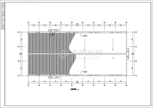 【安徽】某24米砼柱钢梁建筑结构设计施工图（6度抗震）-图一