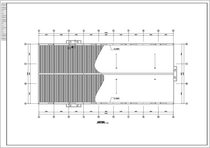 【安徽】某24米砼柱钢梁建筑结构设计施工图（6度抗震）_图1