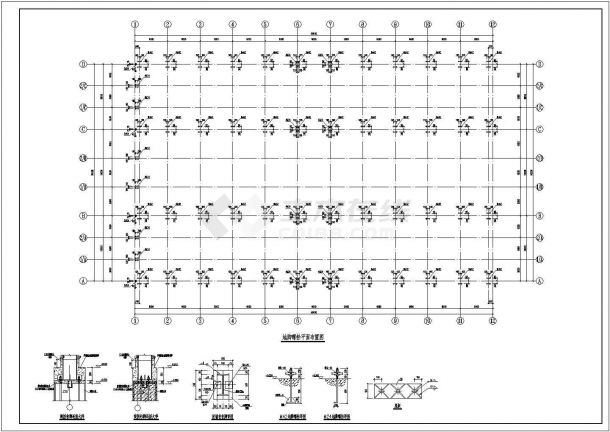 【沈阳】某独立基础机械加工厂房结构设计施工图-图二