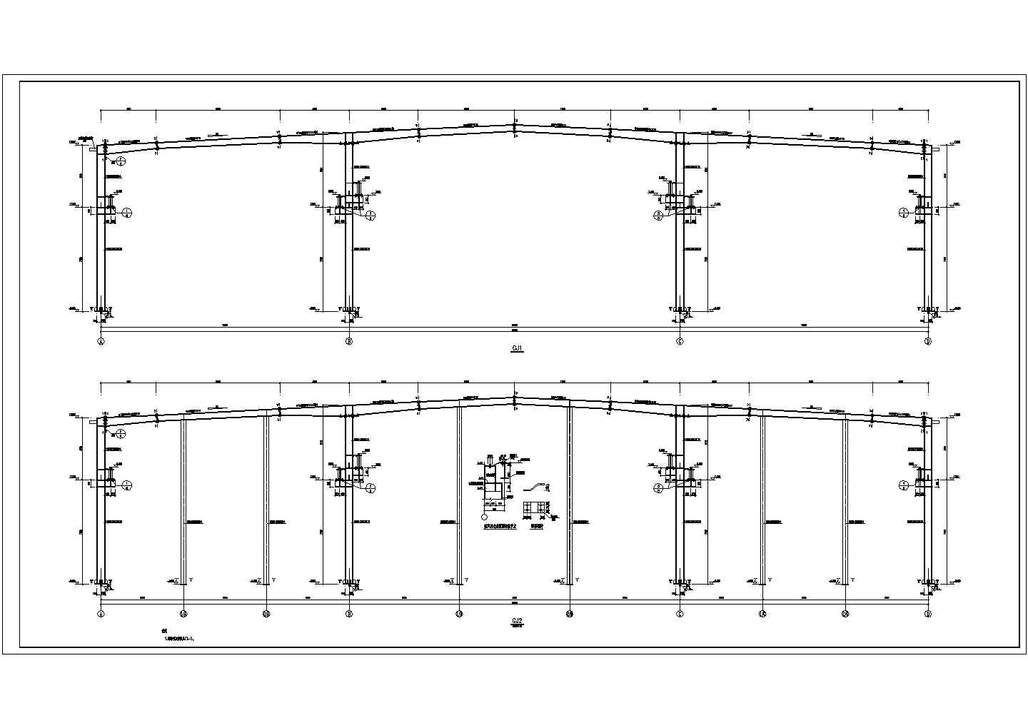 【沈阳】某独立基础机械加工厂房结构设计施工图