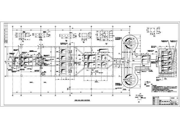 某城市污水处理厂水池建筑结构设计施工图（独立基础）-图二