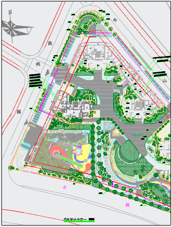 某居住区绿化改造规划设计施工图（16张）-图二