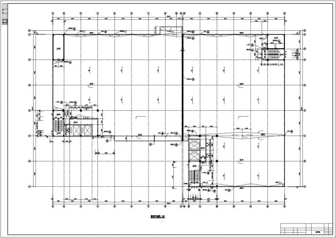 22330㎡6层厂区厂房建筑设计图，共12张图_图1