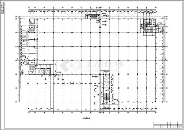 22330㎡6层厂区厂房建筑设计图，共12张图-图二