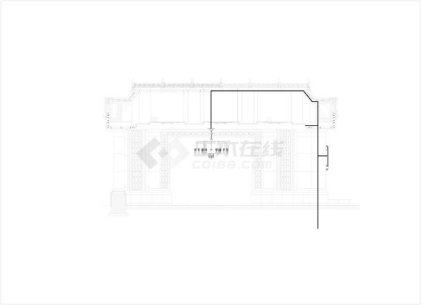 高端景观亭廊组合三 电气.dwg-图一