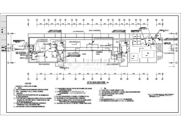 某地上十二层住宅全套电气施工图纸（地下一层，三级负荷）-图一