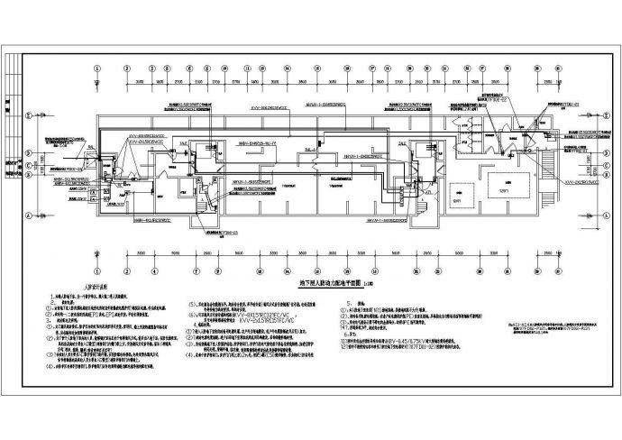 某地上十二层住宅全套电气施工图纸（地下一层，三级负荷）_图1