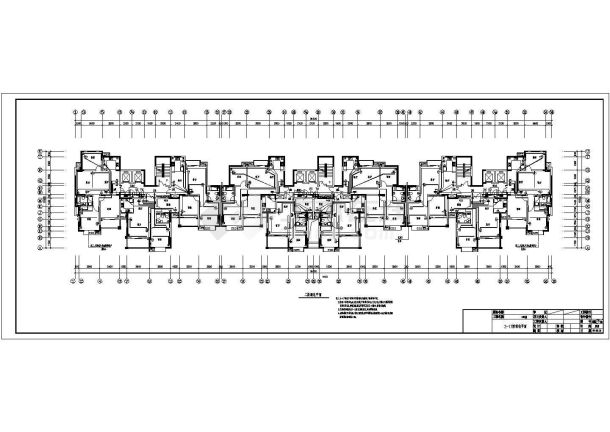 某地上十七层小区住宅楼电气施工图纸（二级负荷）-图一