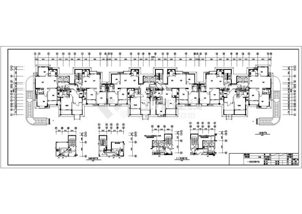 某地上十七层小区住宅楼电气施工图纸（二级负荷）-图二