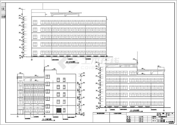 某地区五层框架结构厂房建筑施工图纸-图一