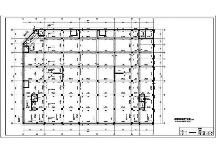 12层框剪结构商场结构施工图(局部13层)_图1