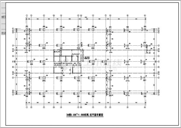 【重庆】18层框剪结构财富广场高层写字楼结构施工图，共2栋-图二