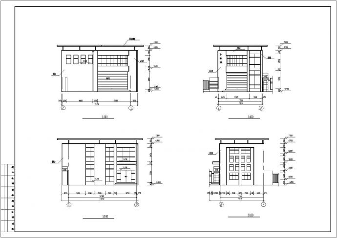 某二层框架结构住宅楼建筑设计施工图_图1