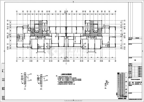 24层剪力墙住宅楼结构设计施工图-图一