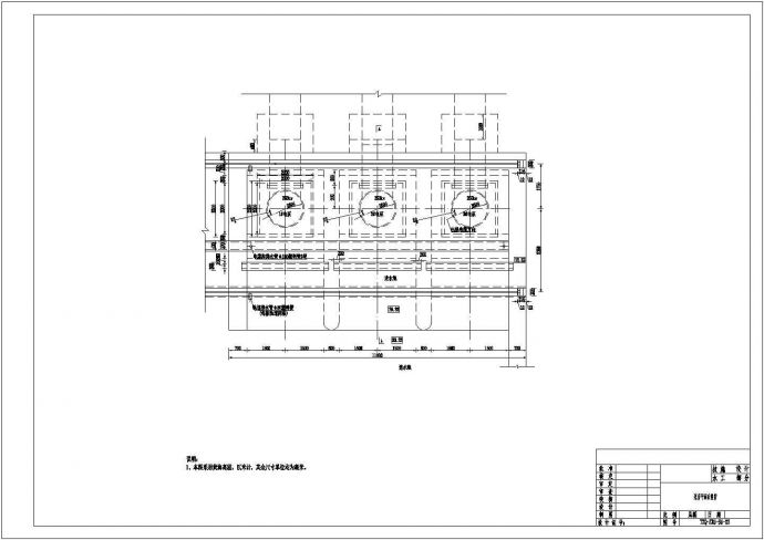 [湖南]泵站工程泵房初步设计施工图_图1