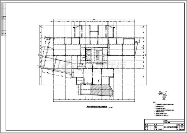 32层剪力墙结构商住楼结构设计施工图-图一