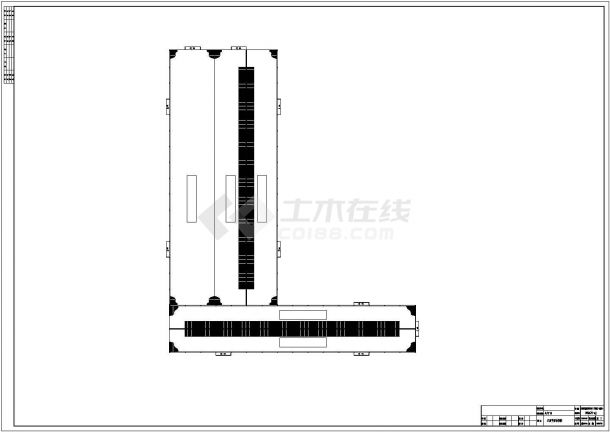 柳州某单层门式刚架厂房结构设计图（独立基础）-图二