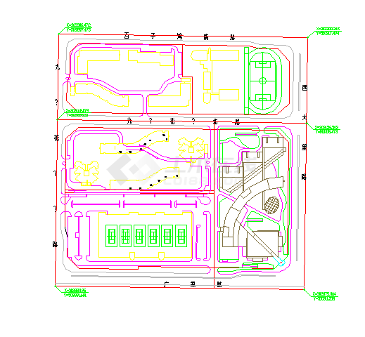 56919㎡外企服务中心大厦建筑方案设计（含PPT及CAD方案及效果图）-图二