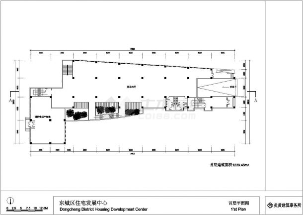 【北京东城区】现代风格某住宅发展中心建筑方案设计-图二