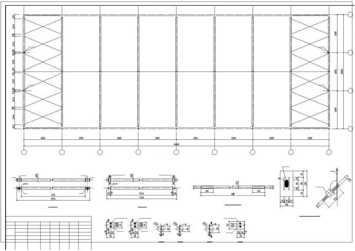 某18米跨钢结构厂房设计图（含结构设计说明）_图1