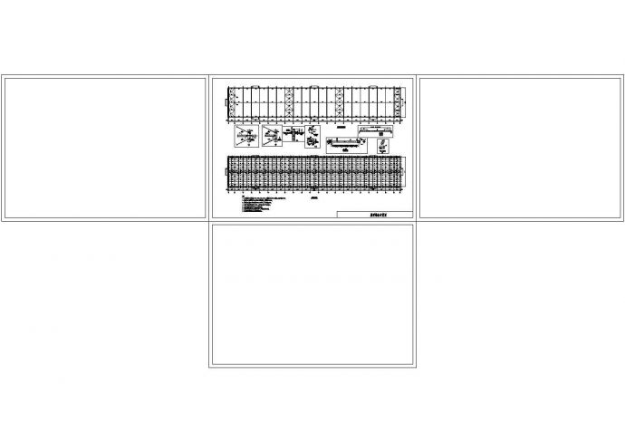 某21米跨单层门式刚架钢结构厂房结构设计图_图1