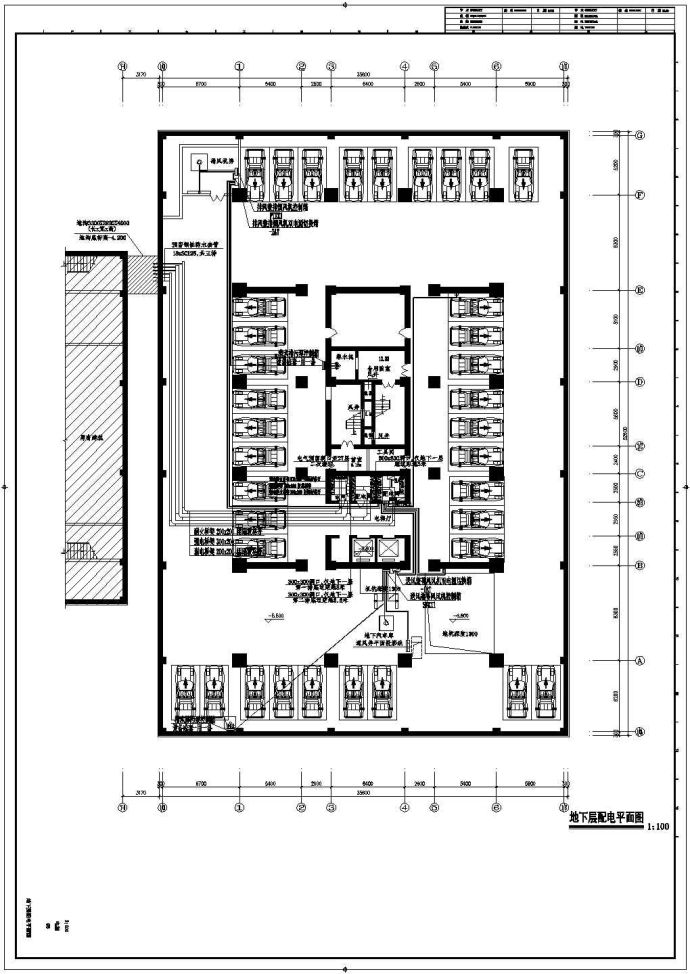 3万平27层高层办公楼强弱电全套电气施工图_图1