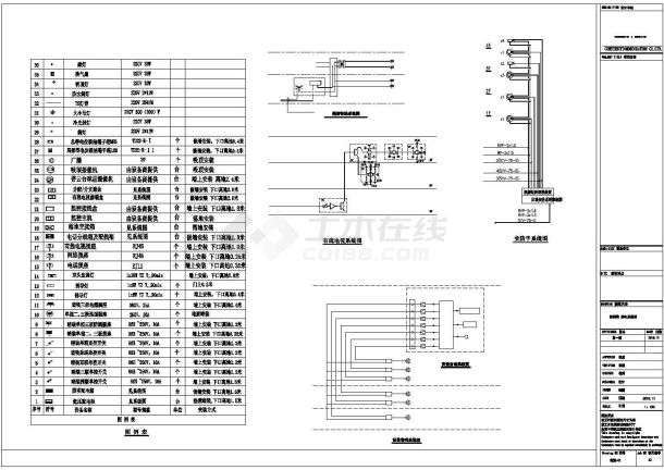 四星级大酒店全套室内装修电气施工图-图二