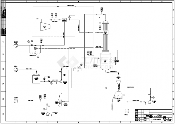 MVR蒸发工艺流程图-图一
