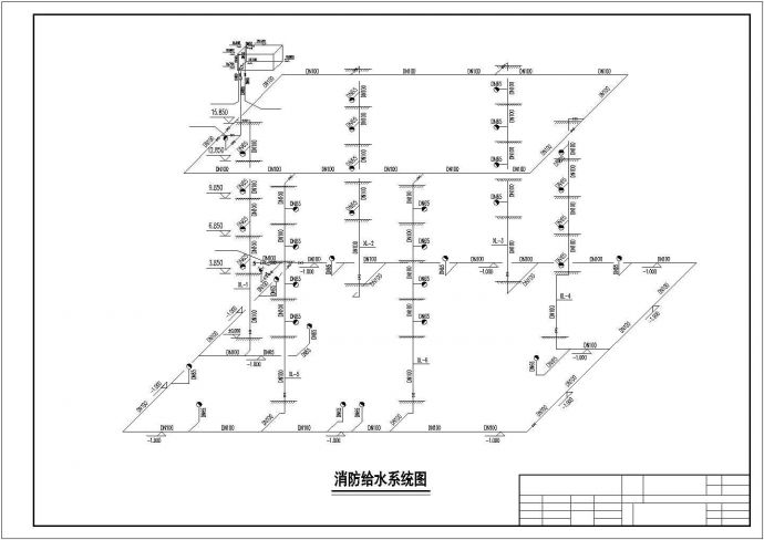 广东某六层4800人宿舍给排水全套图纸_图1