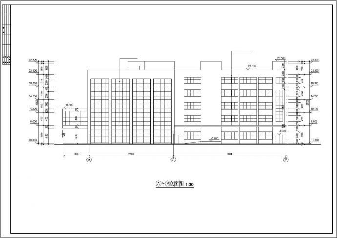某有限公司生产大楼建筑结构施工图_图1