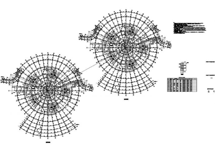 地上一层广播电视塔图纸（筏型基础，共26张图）_图1