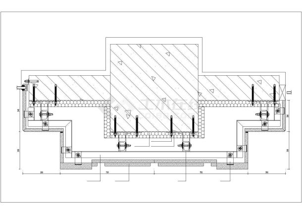 【潍坊】某酒店幕墙工程设计图（地上四层，地下一层）-图一
