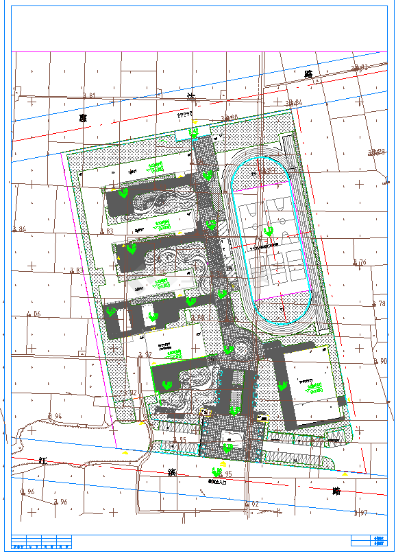 卫京市祥滨小学新建项目室外工程--给排水-图二