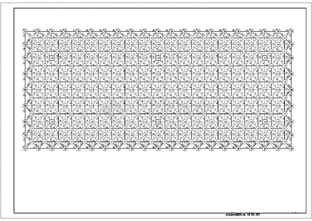 50X22米加油站气站网架施工方案图（钢结构，共14张图）-图二