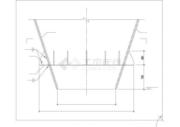 烧结机配料室钢结构设计图（轻钢结构，共6张）-图二
