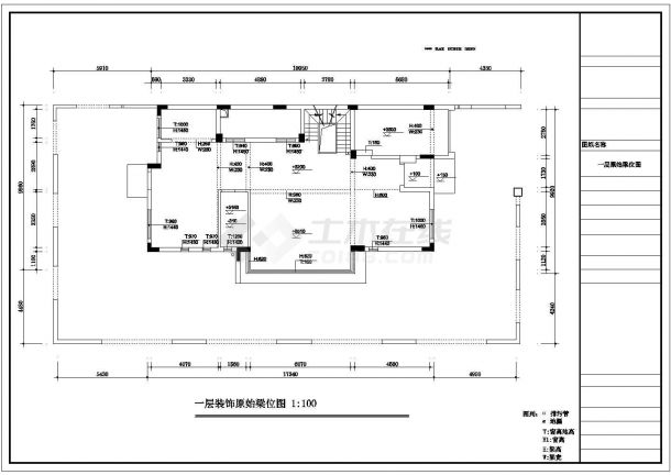 【东莞】独栋豪华欧式风格四层别墅装修设计施工图-图二