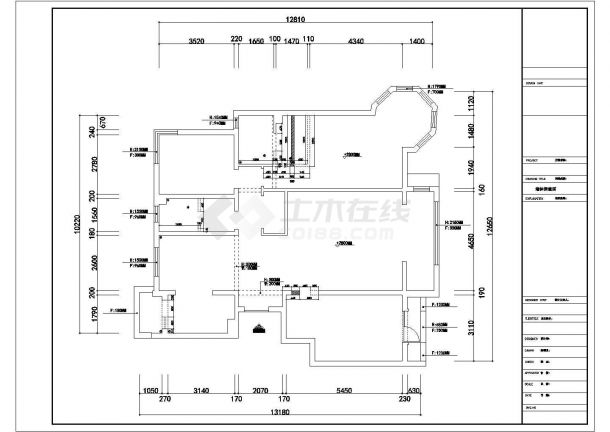 【银川】混搭风格三居室样板间装修设计施工图（含效果及3Dmax模型）-图二