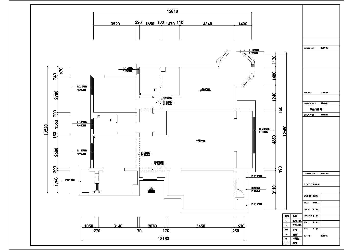【银川】混搭风格三居室样板间装修设计施工图（含效果及3Dmax模型）