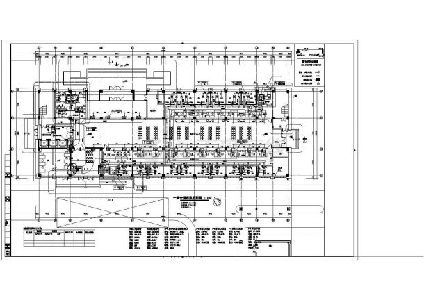 【江苏】8层中低层办公楼空调系统及通风排烟设计施工图-图二