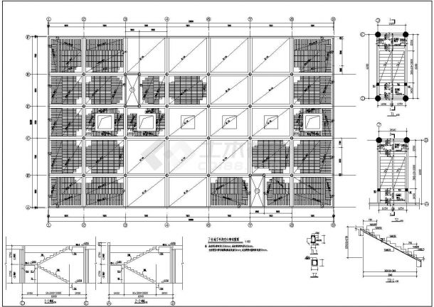 【威海】某现浇混凝土空心楼盖地下车库结构设计施工图-图二