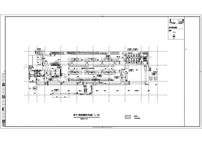 【江苏】某8层办公楼空调通风排烟系统设计施工图（VRV系统）_图1