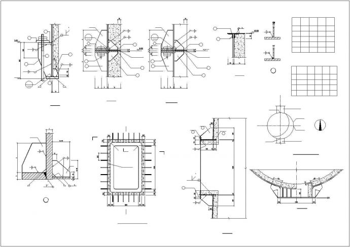 某60米自力式钢烟囱结构设计图_图1