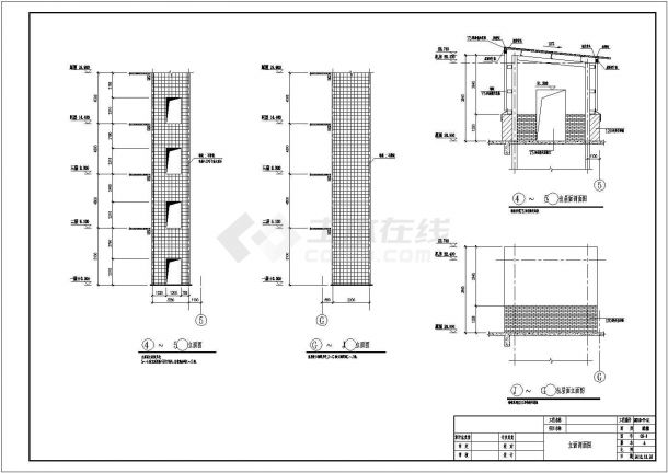 【河南省】电梯井结构施工图（共6张图）-图一
