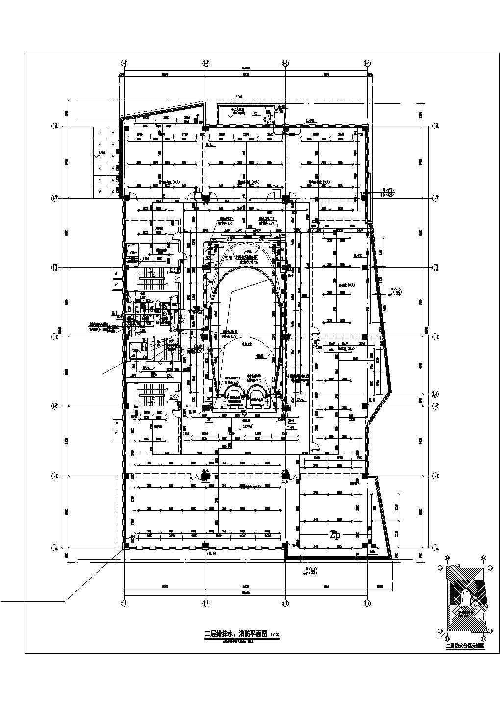 【江苏】建设科研设计大厦给排水全套图纸