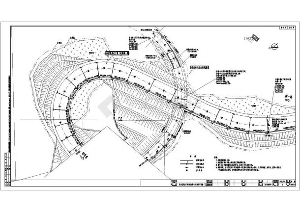【重庆】国际知名公司设计城市次干路道路工程施工图初设图（四车道）-图二