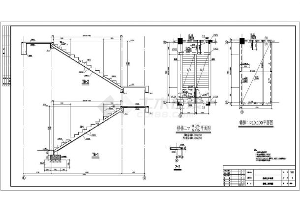 【天津】某三层框架结构车间工程全套结构设计施工图纸（桩基础）-图一