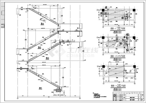 【天津】某三层框架结构车间工程全套结构设计施工图纸（桩基础）-图二